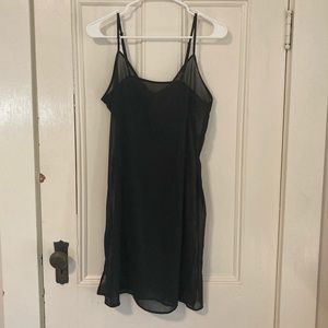 3/$15 Vintage Semi-Sheer Black Slip EUC